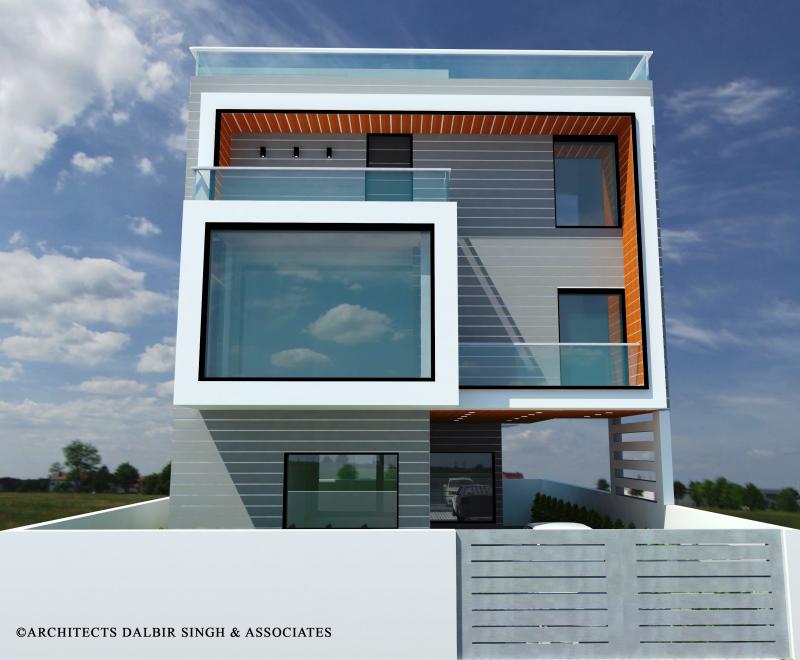 Contemporary House Architecture Design, Raipur